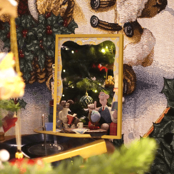 [PRESENTMOMENT ONLY]☕️WALLACE & GROMIT MIRROR(Afternoon type)🪞🫖