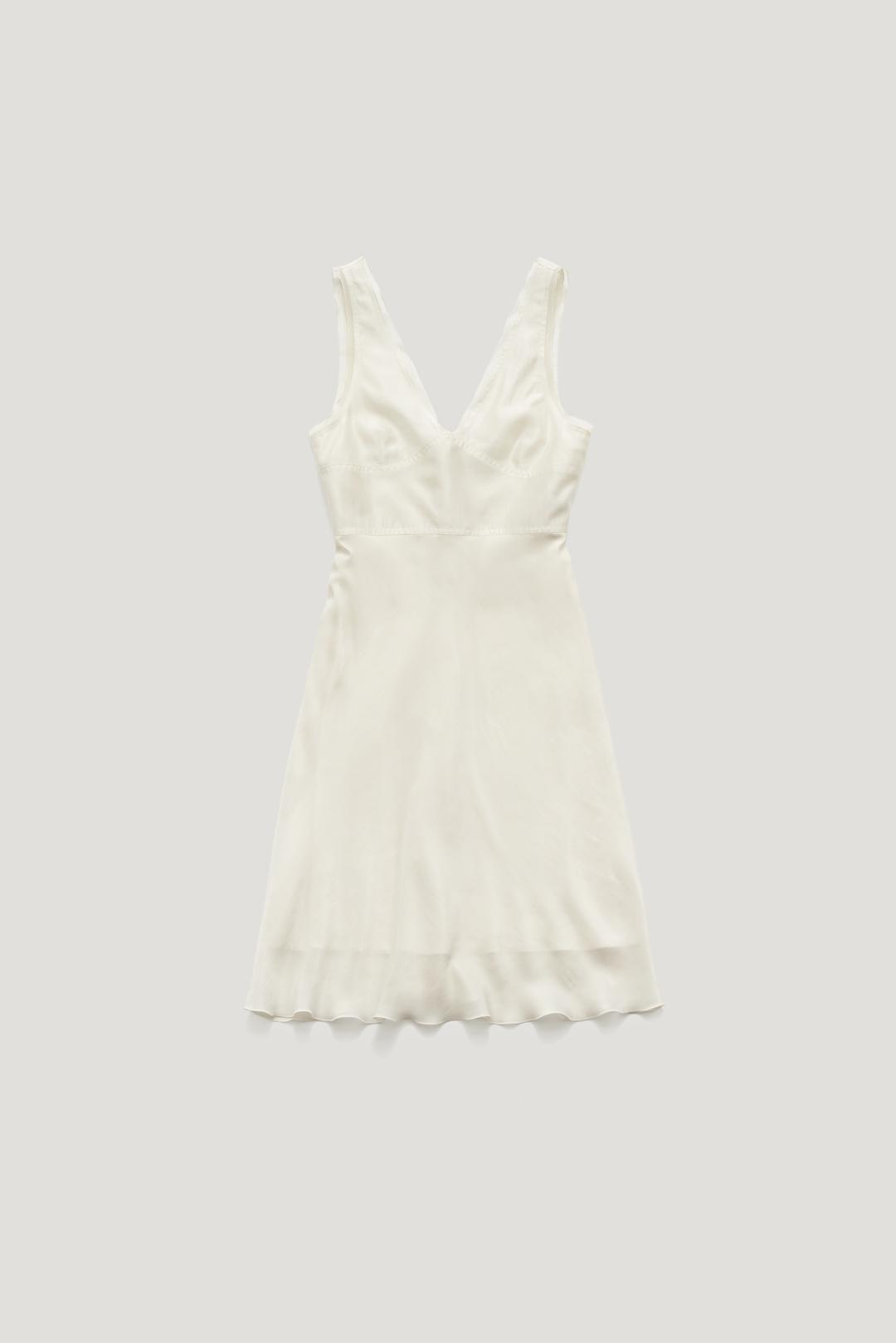 DEEP V-NECK DRESS_IVORY / ₩214,000