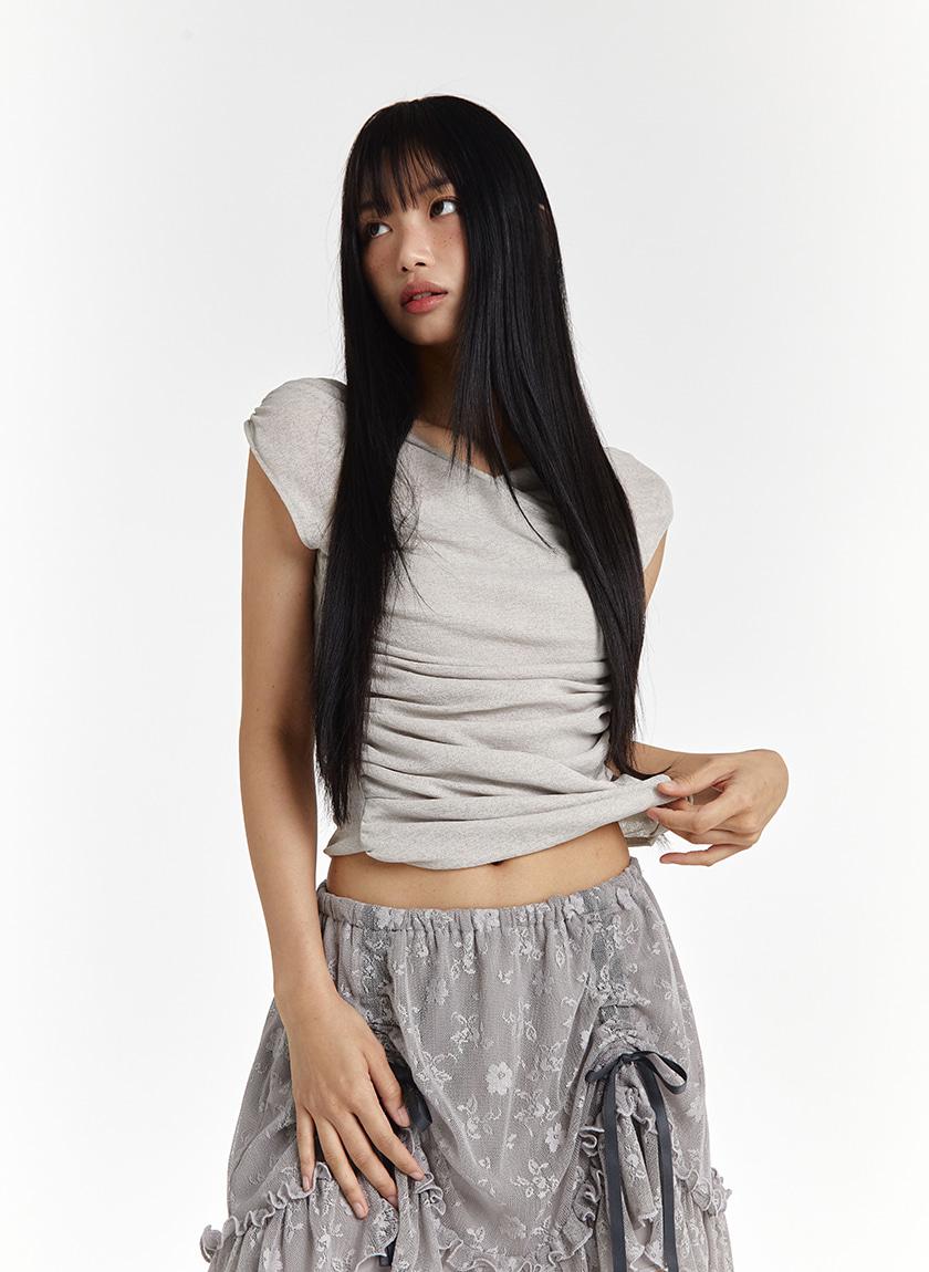 Deep Wave Top (Light Gray)