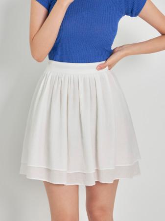 이런 상품 어때요? 발레코어 링클 쉬폰 레이어드 캉캉 미니 스커트 KG21B4