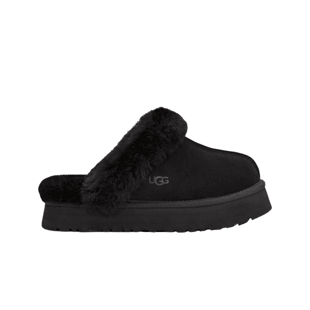 (W) UGG Disquette Slipper Black