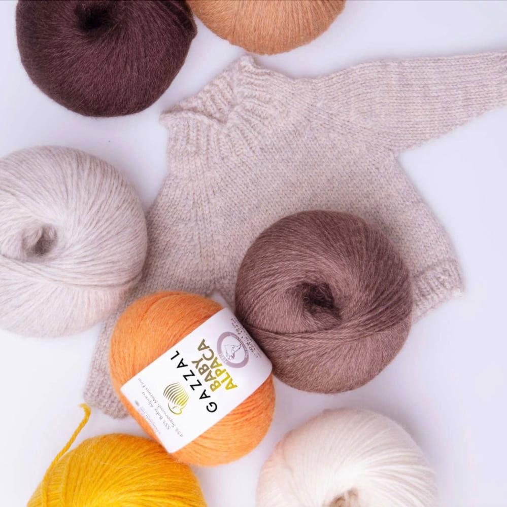 가잘 베이비 알파카 / 울실 알파카실 유럽실 메리노 alpaca