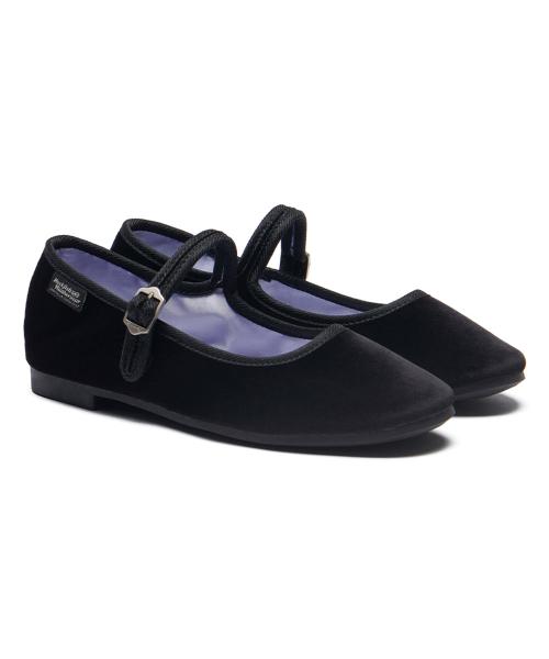 BELLA QUILTED MARYJANES(25SS) - ALL BLACK
