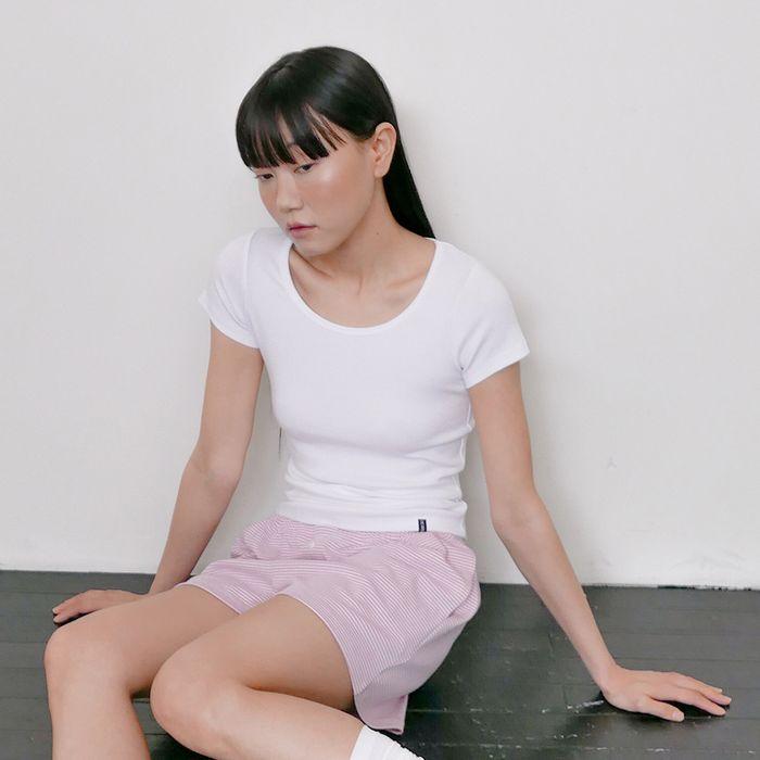 D. BASIC COTTON BABY ROUND-NECK TEE - 3 COLOR