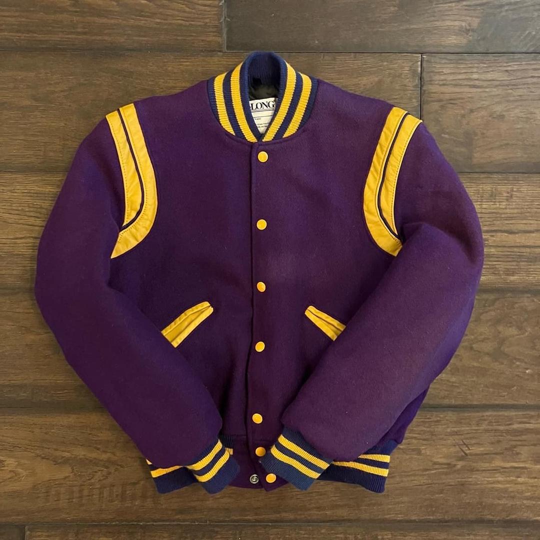 80-90's 드롱 울 스타디움 자켓 36(95-100