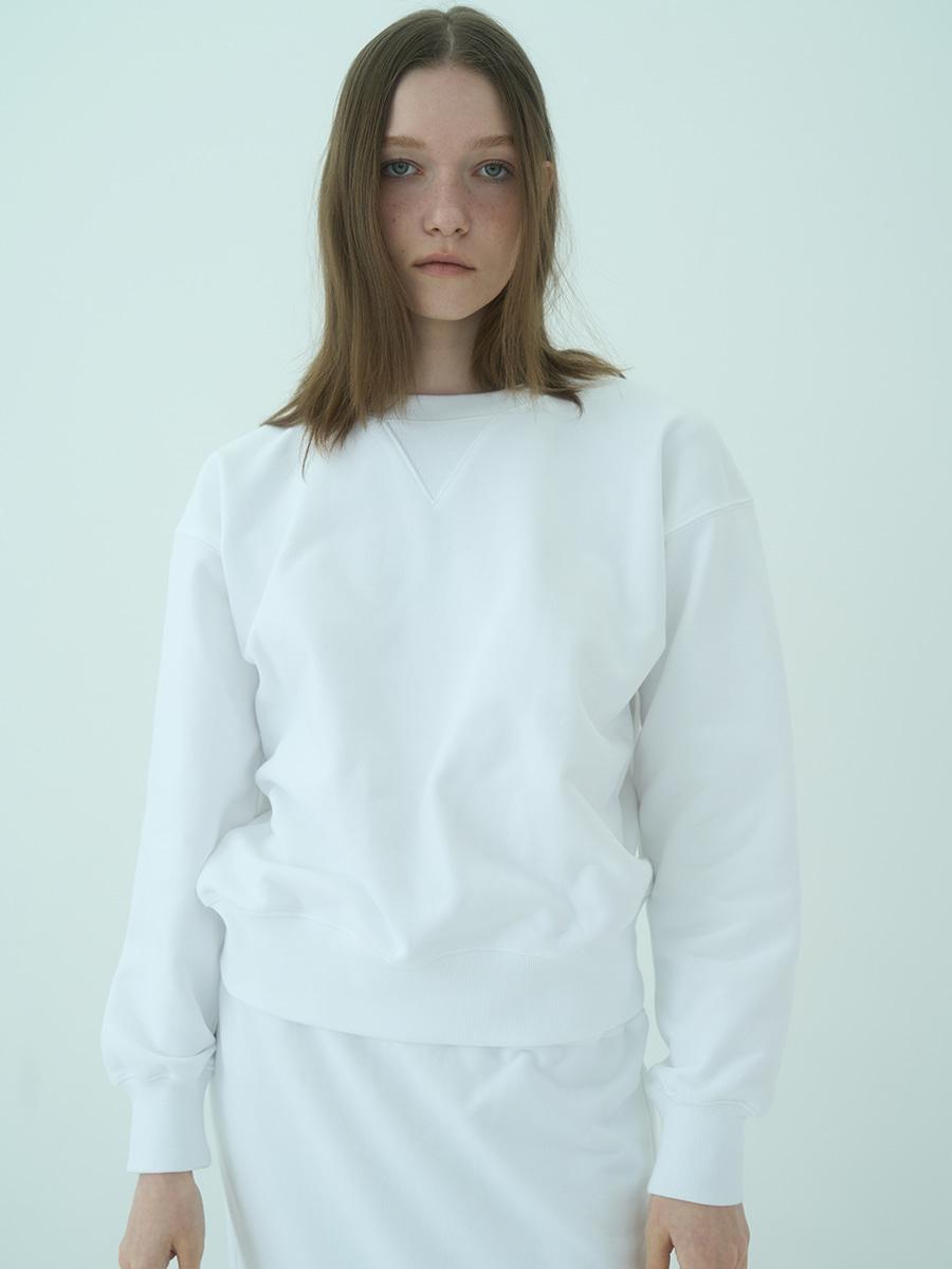 double v sweatshirt (white)