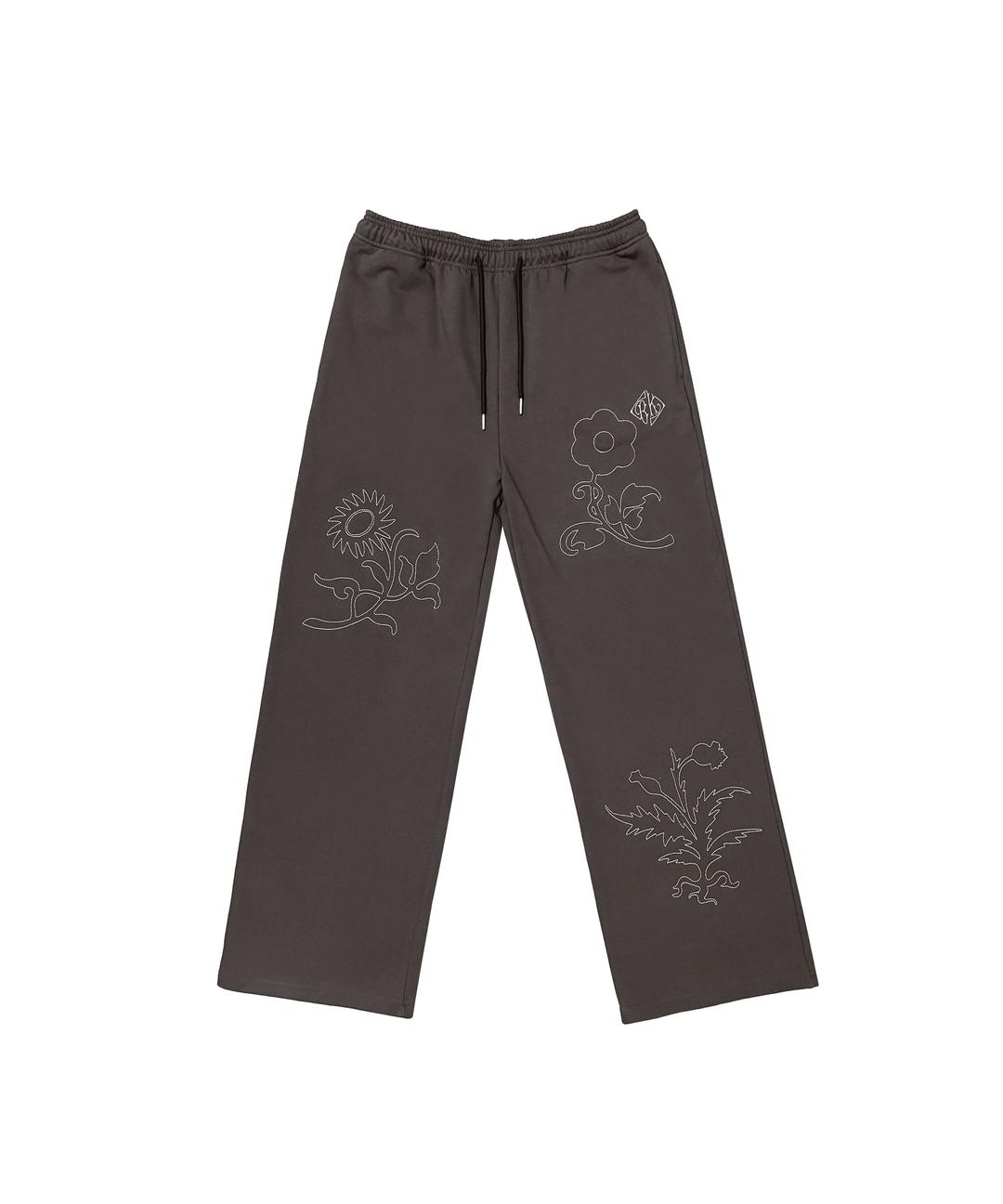 WILD FLOWER SWEATPANTS (COCOA BROWN)