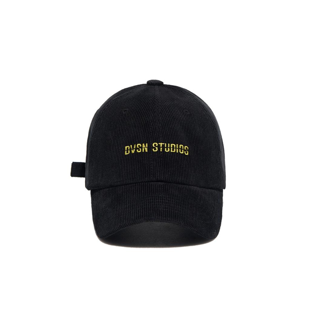 CORDUROY BALL CAP_ BLACK