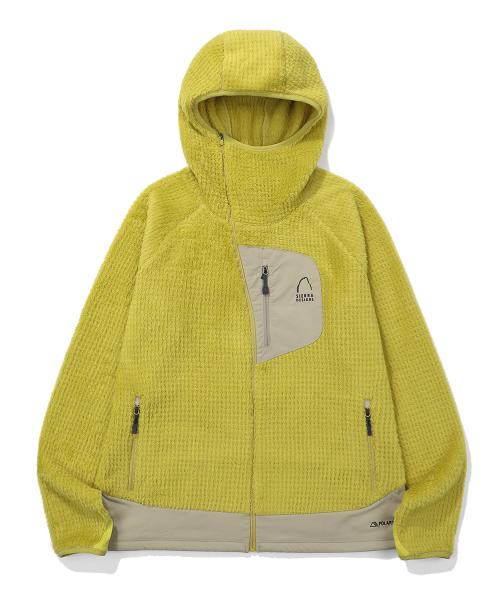 시에라디자인(SIERRA DESIGNS)  W) 모스(MOSS) 폴라텍 알파 다이렉트 후드집업 YELLOW - 사이즈 & 후기 | 무신사