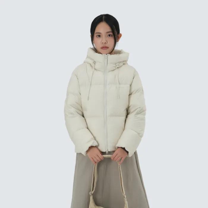 퍼피나 여성 후드 헤비 다운 자켓 Sand Beige (S25WWFDJ21)