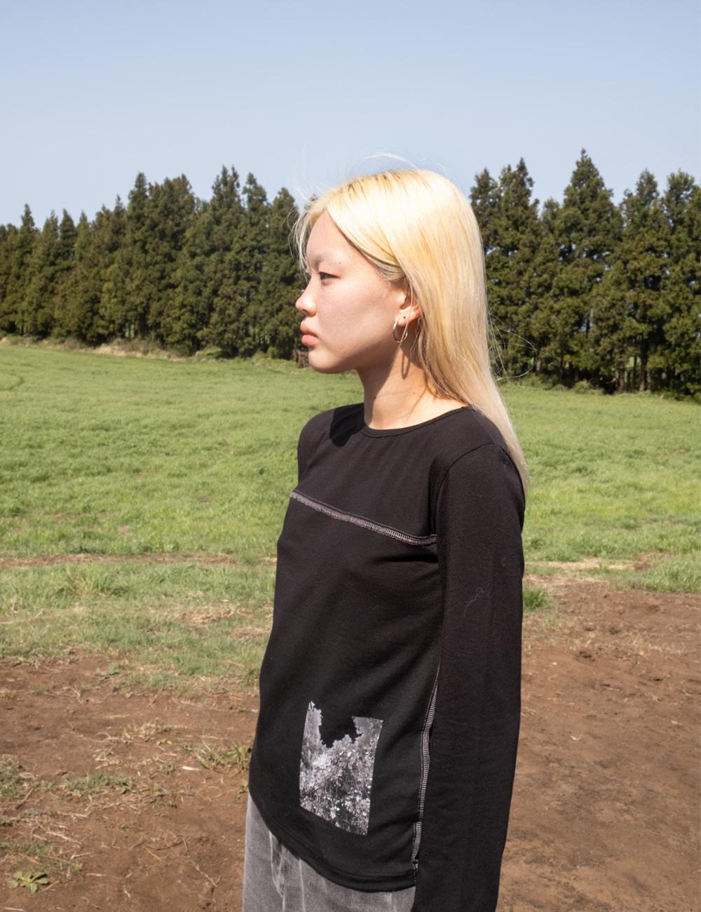 Modal Stitch Long Sleeve in Black