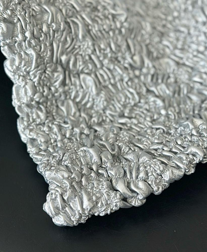 링클 가죽 원단 실버 블랙 베이지 인조가죽 주름