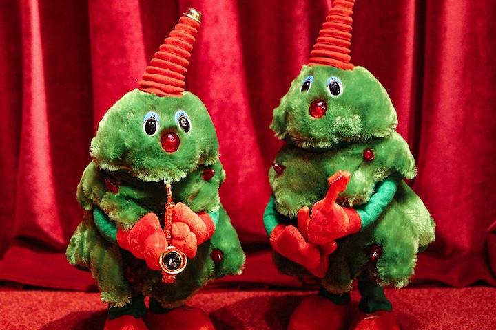 [정품캐롤8곡+말따라하기] 2023ver. 춤추는 댄싱 트리 인형 크리스마스 소품