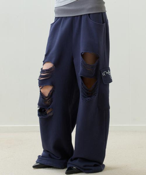 EL DAMAGE COLORING TRAINING PANTS(NAVY)