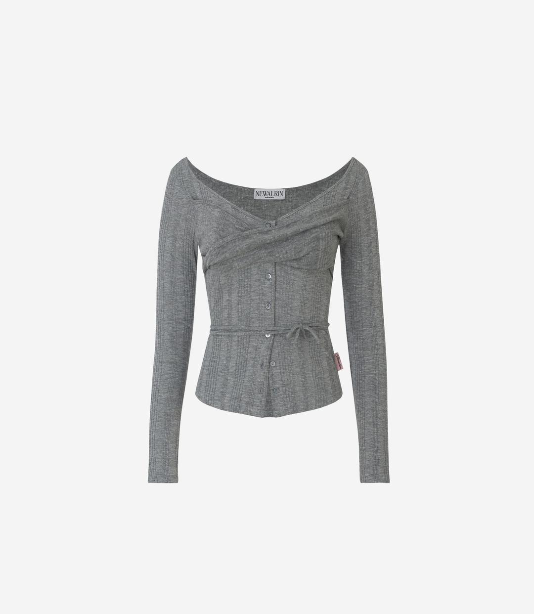 Rosie twist button Top