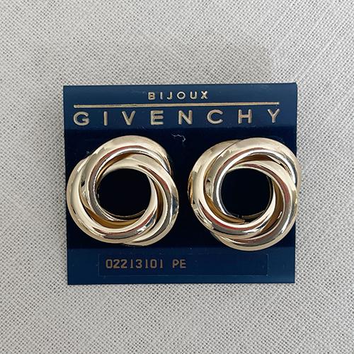 빈티지 GIVENCHY 골든 파이프 피어싱