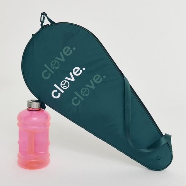 Logo Tennis Bag Green
