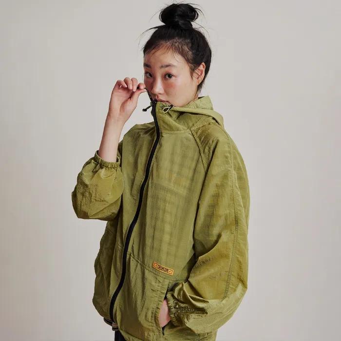 Nylon Light  Wind Jacket - Light Green