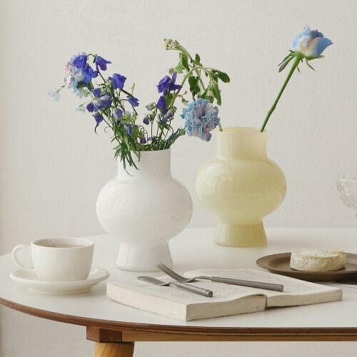 플러버 화병 인테리어 오브제 유리 꽃병