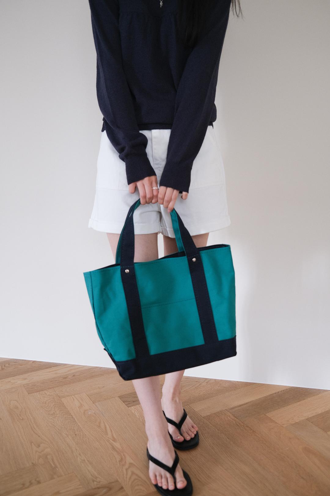 Canvas color tote bag (2col)