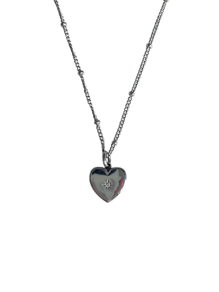 Thick Heart Necklace