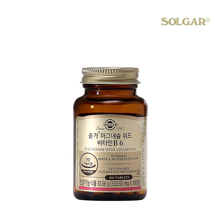 솔가 마그네슘 위드 비타민B6 100정