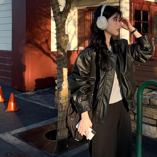 [당일발송🚚][1천장돌파🔥][가죽자켓][MNLB] 로데오 매트 레더 블루종 집업 점퍼