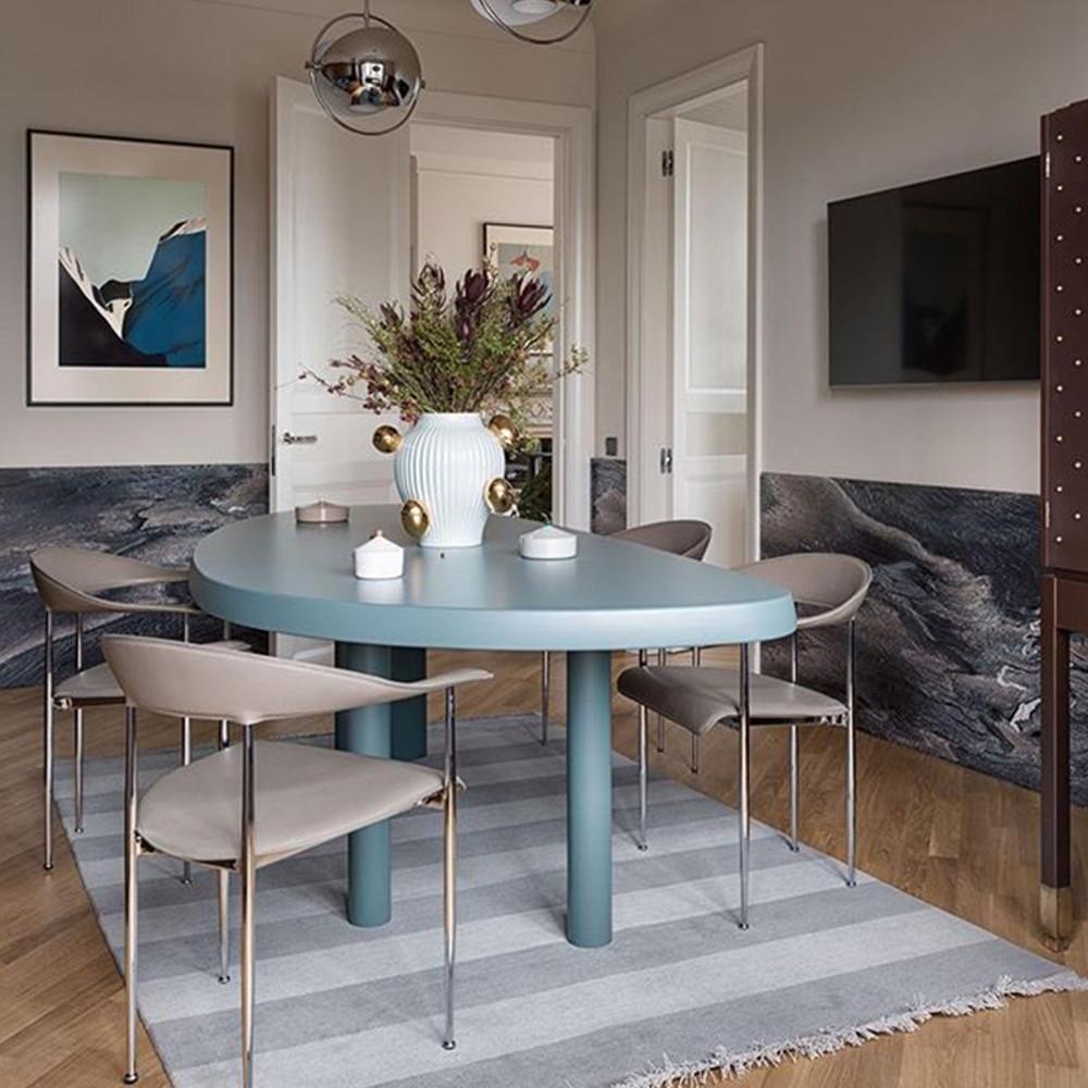 바이소 Byso 카르비나 비정형 테이블 4인용 6인용 식탁 구스타프웨스트맨 파스텔