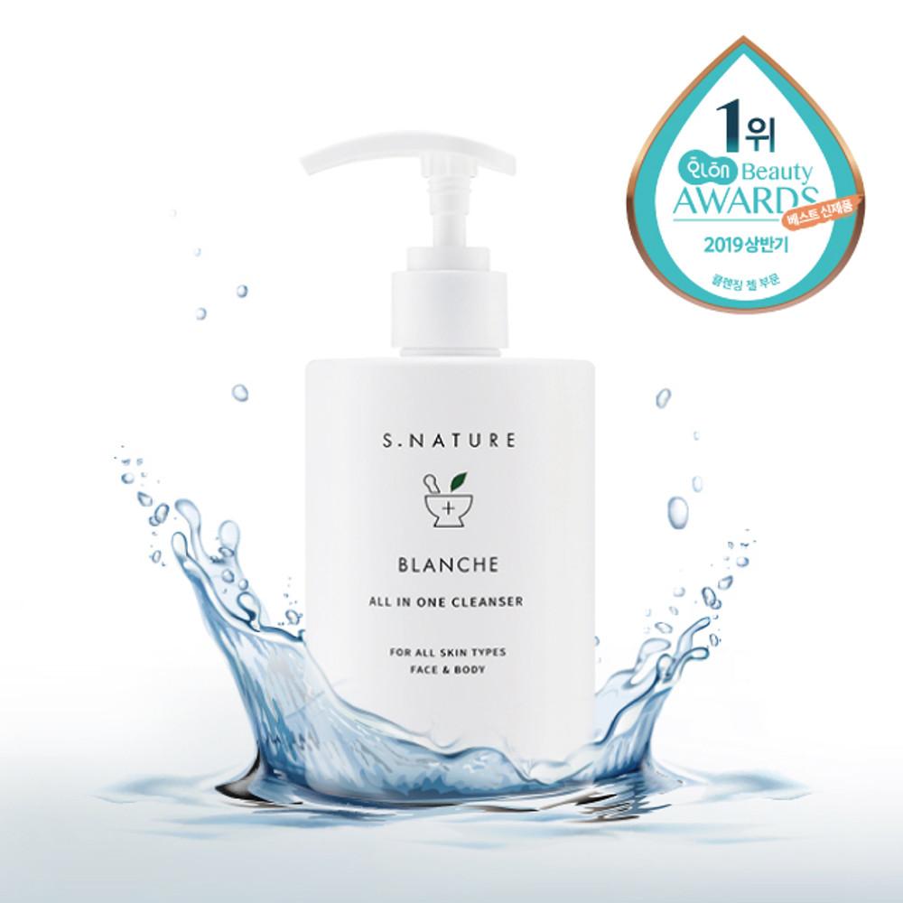 에스네이처 약산성 블랑쉬 클렌징젤 260ml