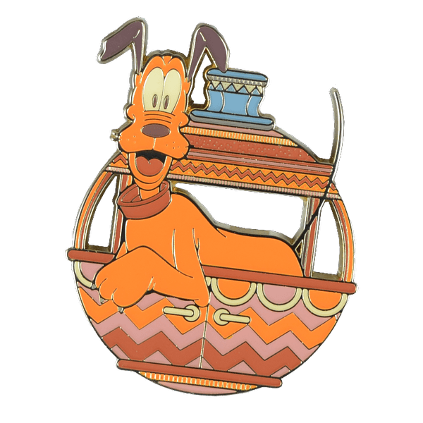 [디즈니 공식 라이선스] 미키와친구들 플루토 카니발 전람차 단면 뱃지 (8809765497122)