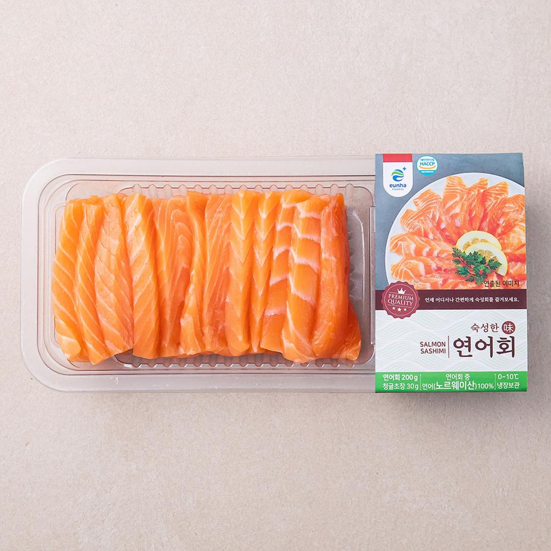 은하수산 노르웨이 숙성한 연어회, 200g, 1개 - 연어 | 쿠팡