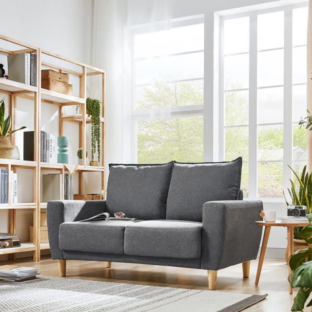 린지홈 미니미 패브릭 2인용 심플 모던 디자인 소파