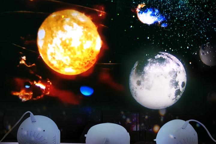 우주 은하수 달 오로라 캠핑 LED 조명 갤럭시 무드등