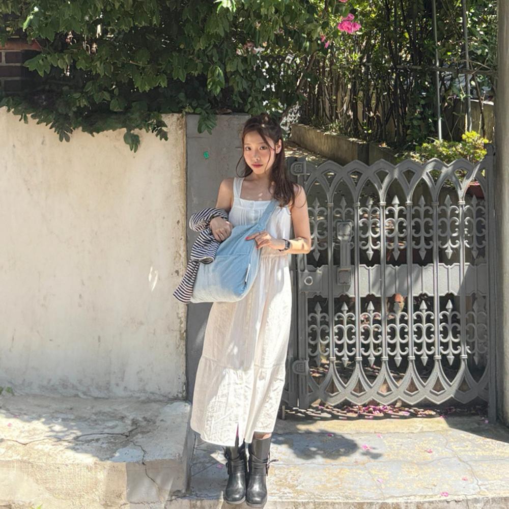 마스마룰즈 [✨지그재그 단독]Rabbit eco bag_Sun shower Blue