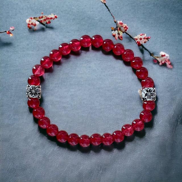 芳 Bracelet 실버 옥팔찌 핸드메이드팔찌