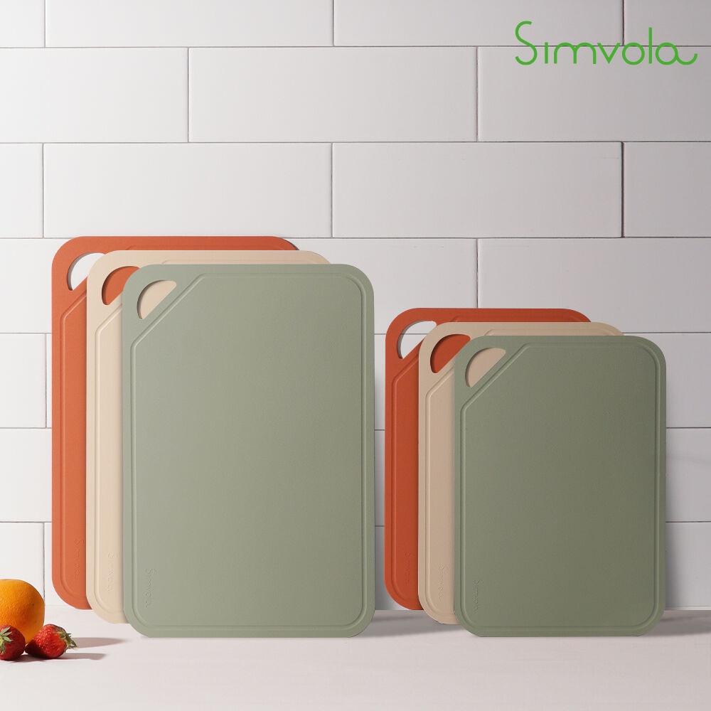 심볼라 TPU 플레이팅 항균 양면 도마 M+L 2P세트