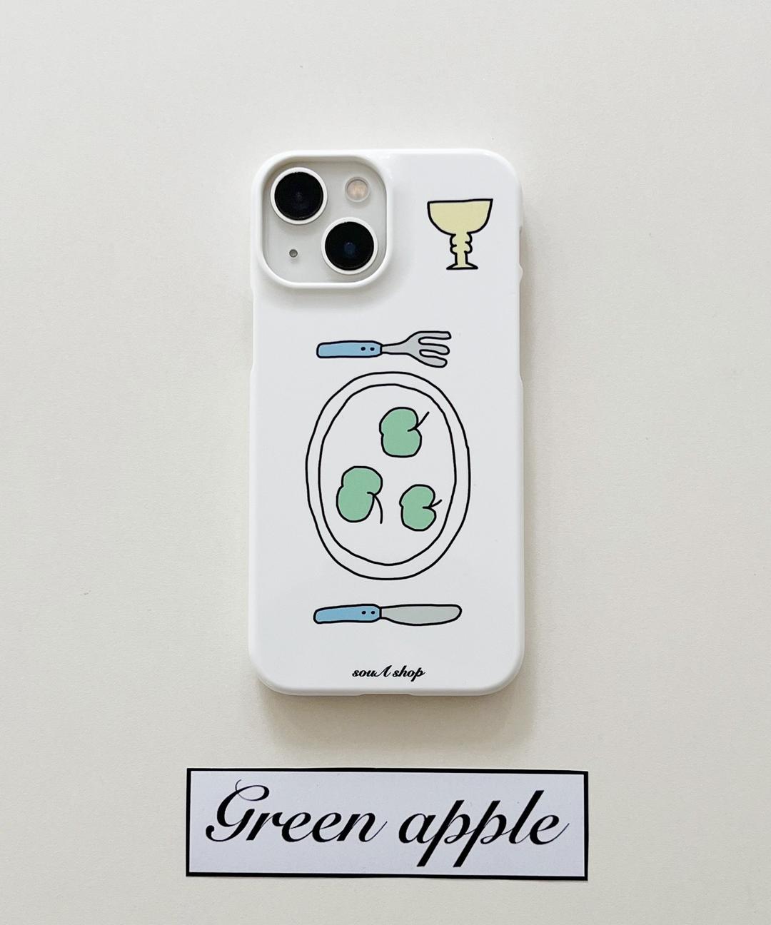 green apple case