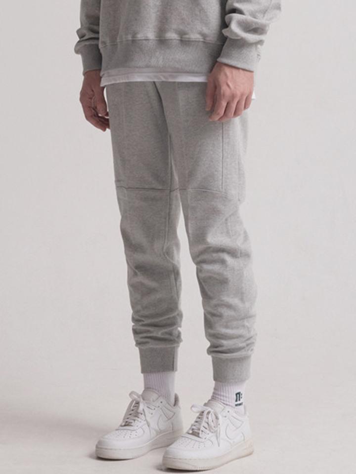 베이직 라인 조거 스웨트팬츠 (melange)