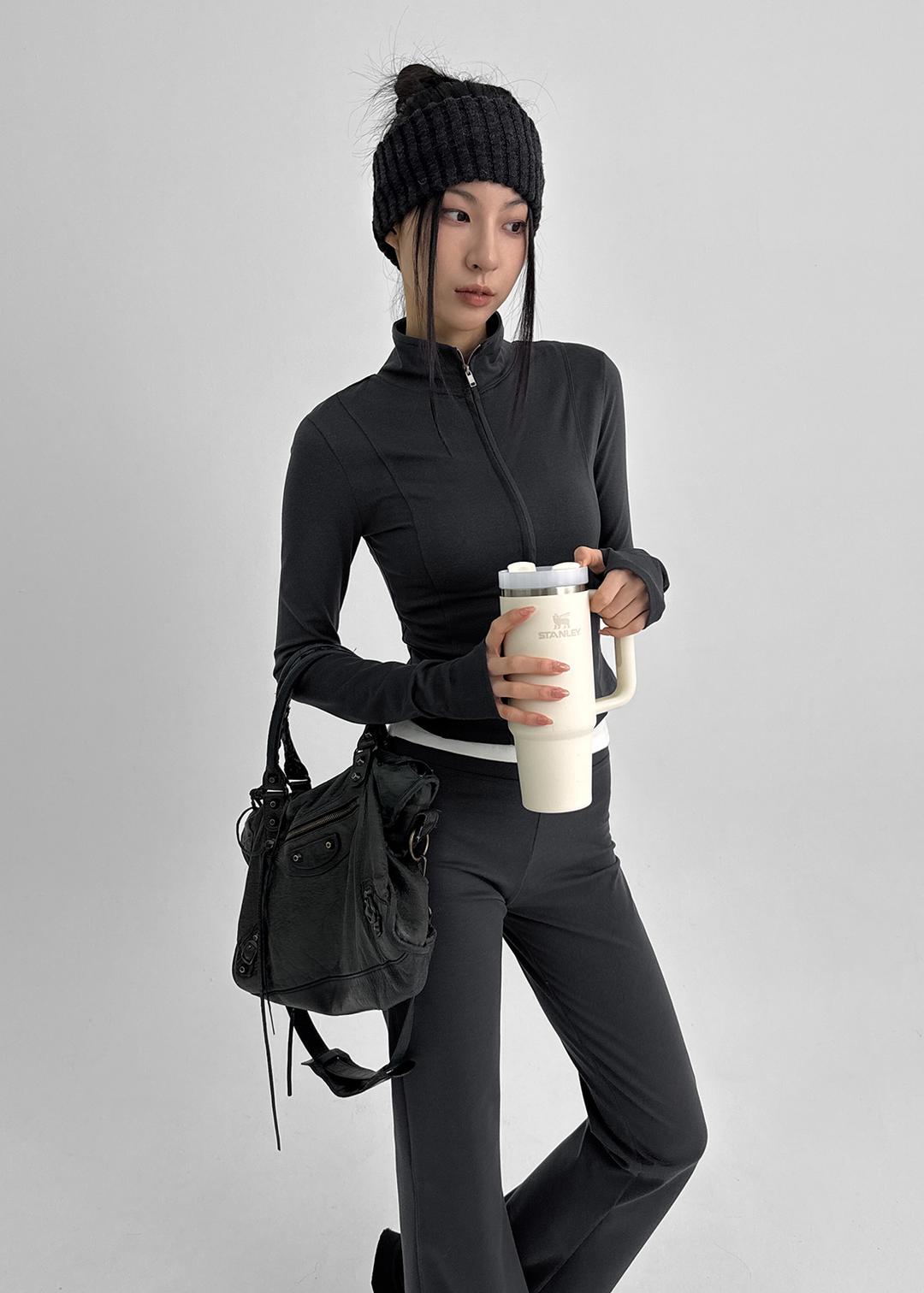 [MADE] 르리 기모 하이넥 집업 (세트구매가능)