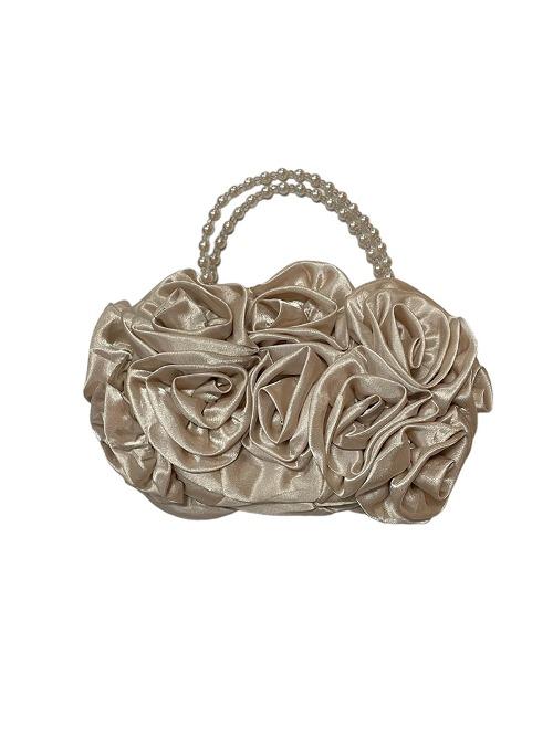 flower pearl hand bag
