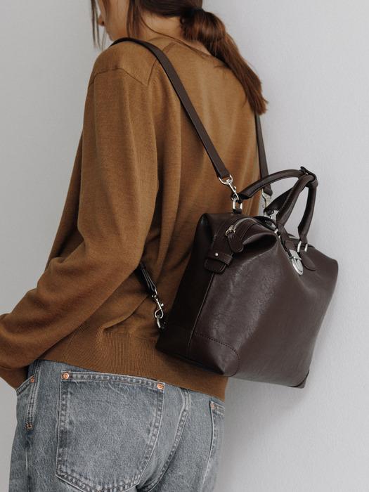 monde doctor backpack choco brown