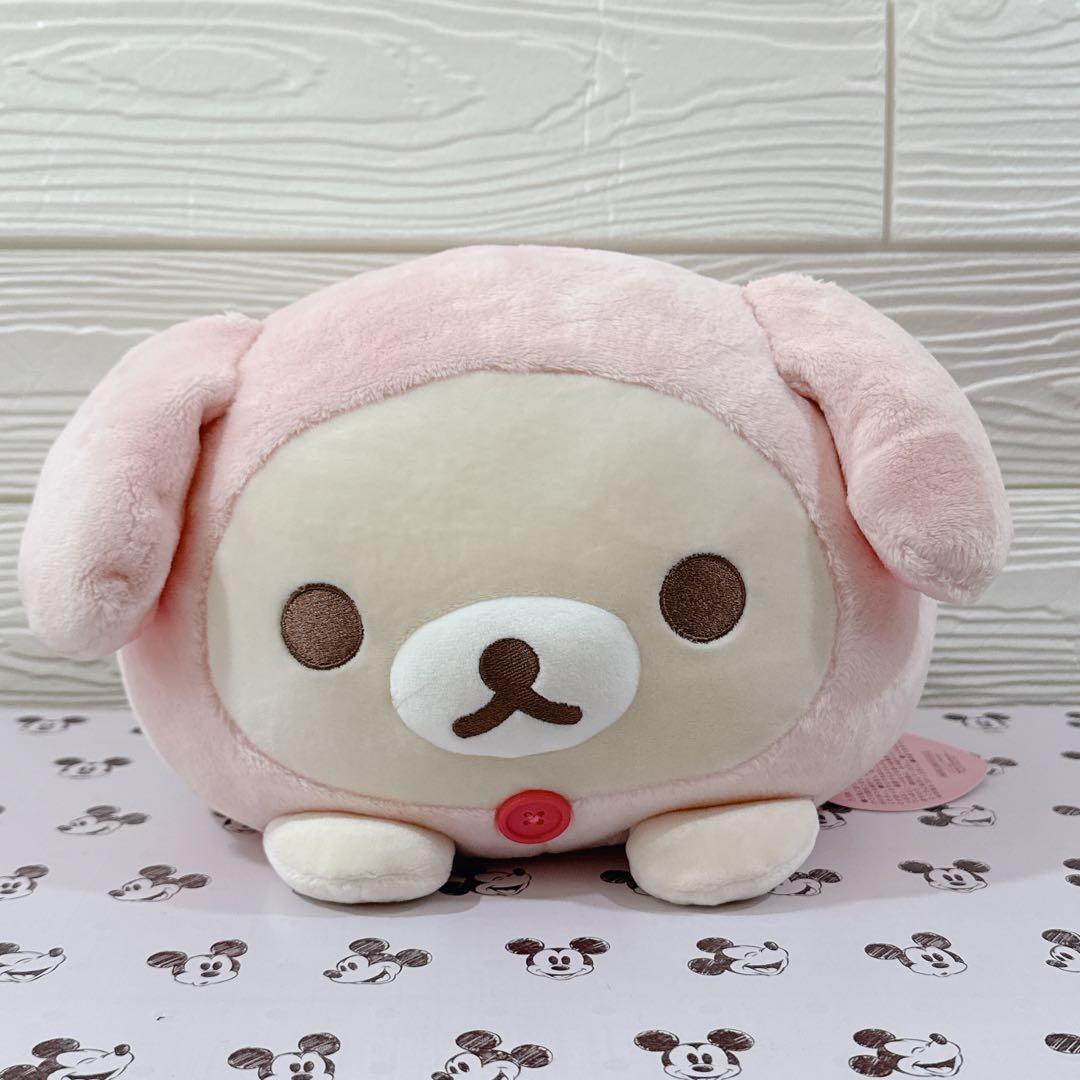 激レア　コリラックマ スーパーもーちもち 大福クッション うさみみ