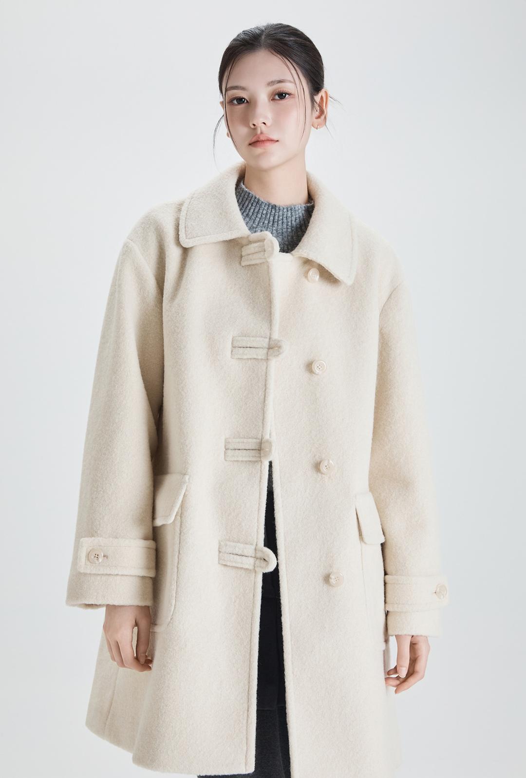 부클 하프 코트_MIWJHFV14G