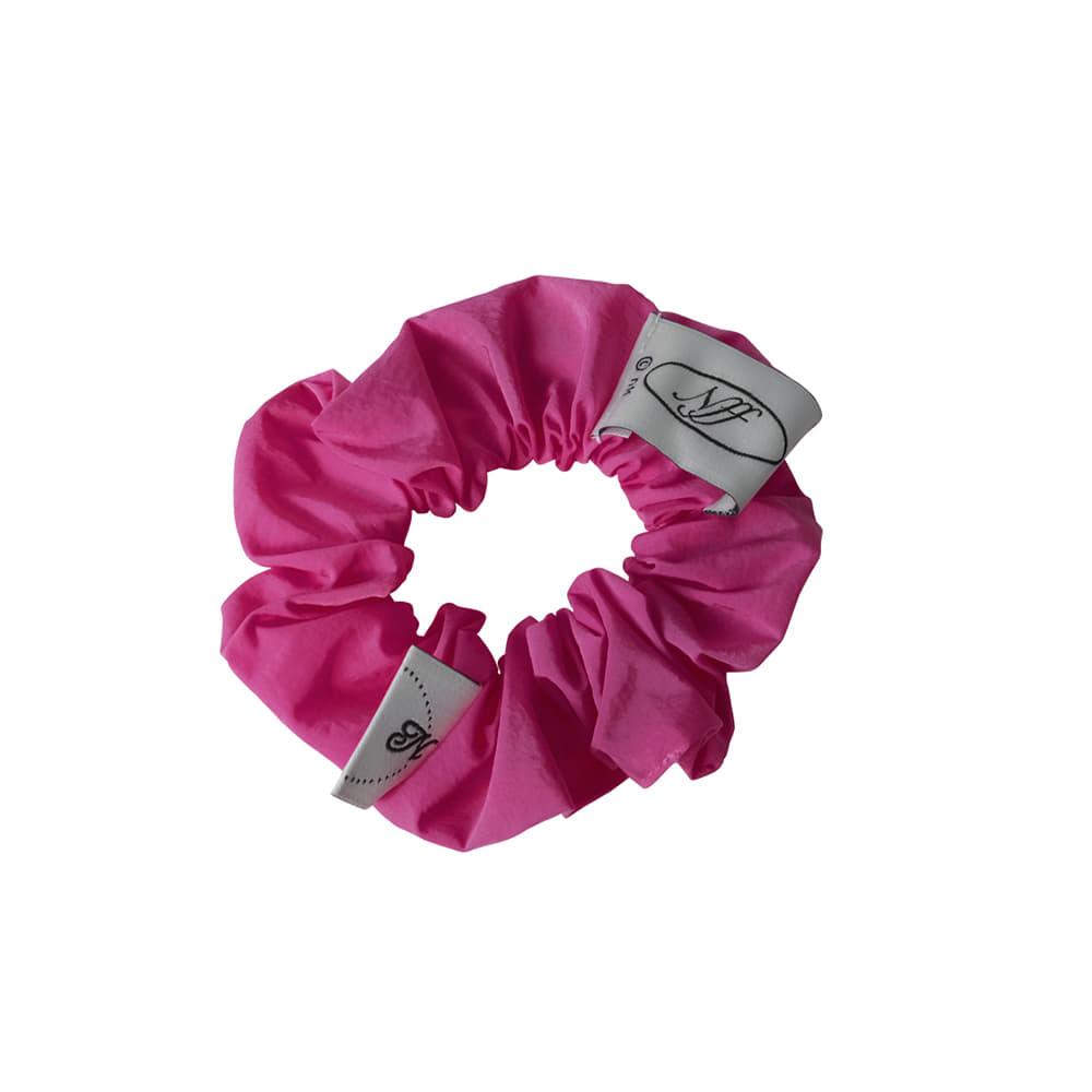 nylon hair scrunchie_pink