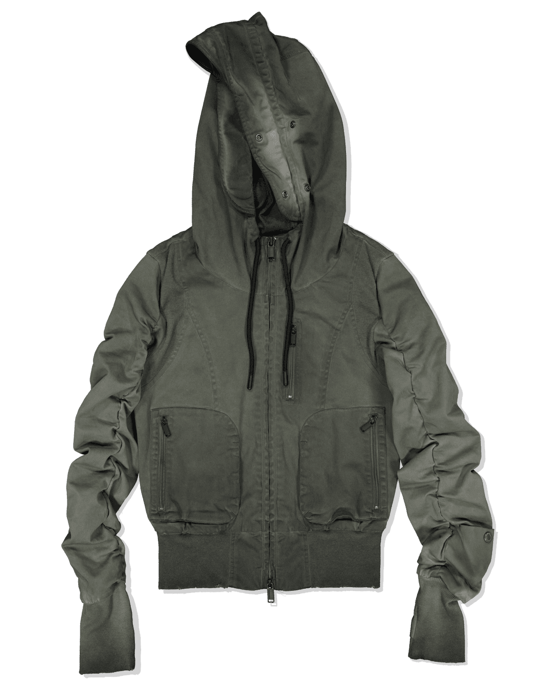 (ARIELLA) Dusty Bomber Jacket - 0 / WASHED KHAKI