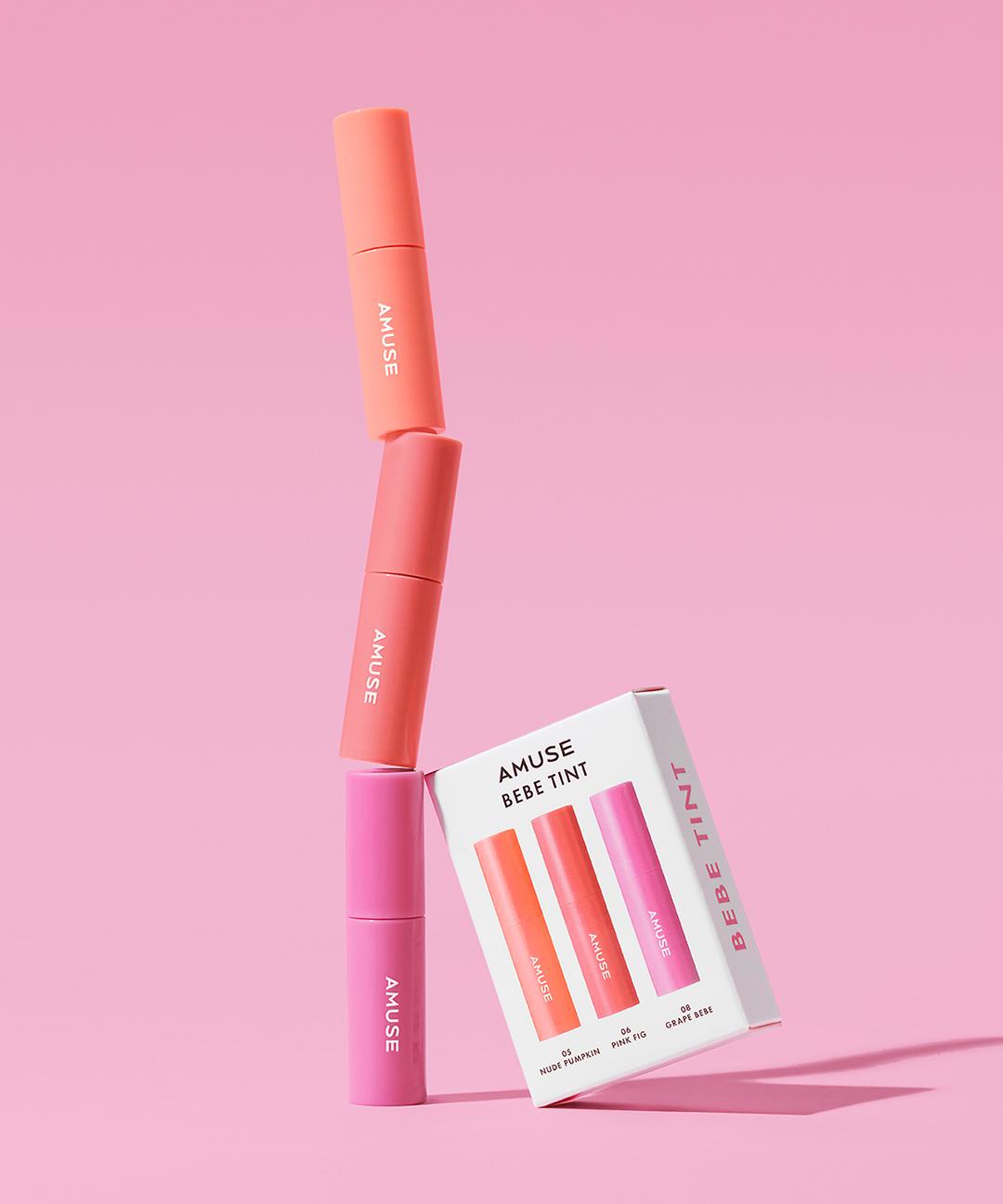 어뮤즈 미니 베베 틴트 세트 (BEST 3종)