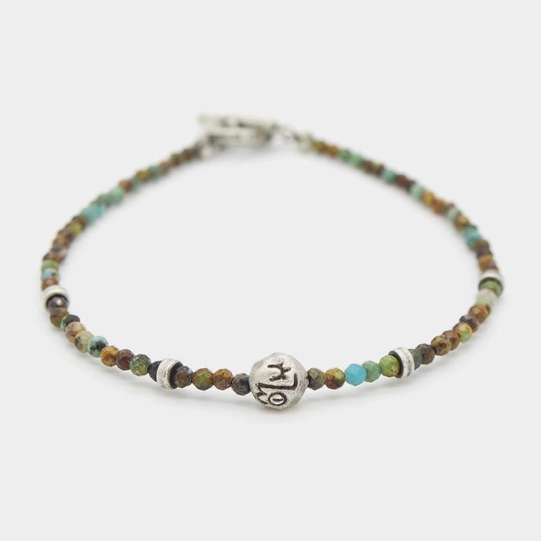 3rd eye togle bracelet (turquoise)