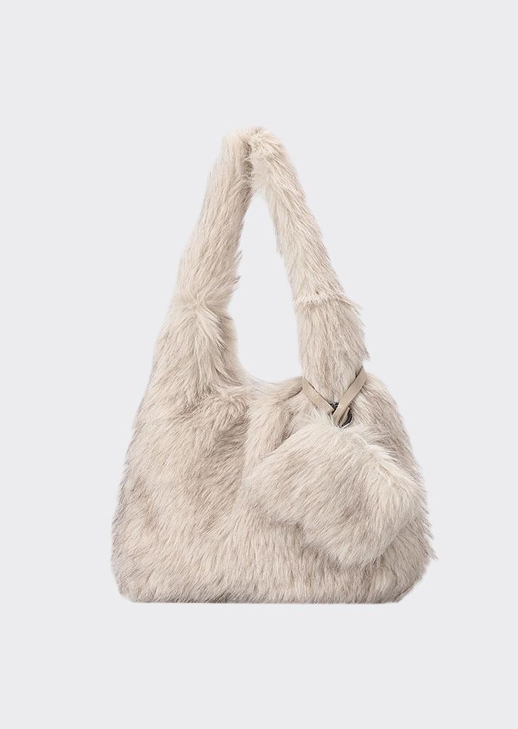 WINTER FOM FOM SHOULDER BAG - BEIGE