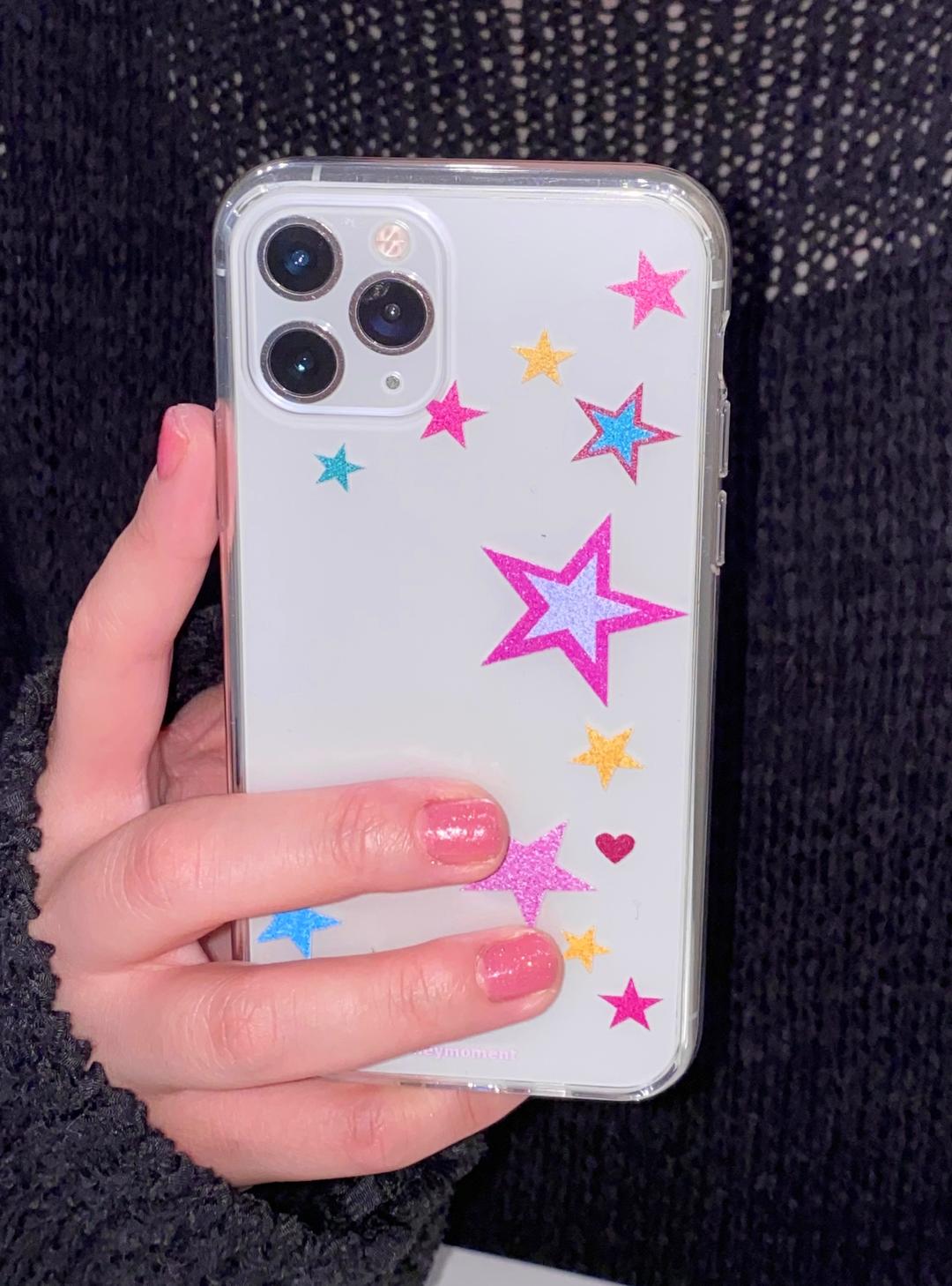 glitter star case