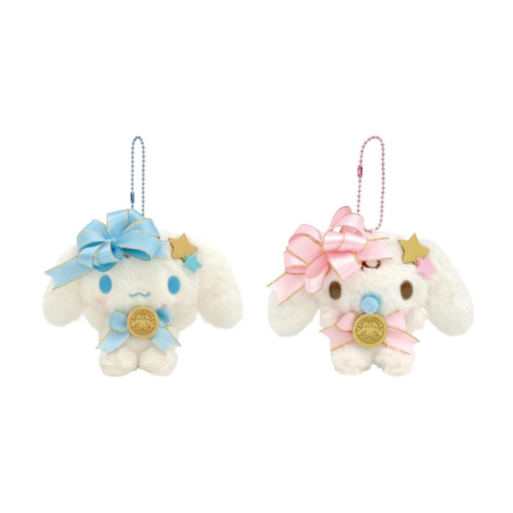 산리오 캐릭터즈 푹신푹신 시나모롤 마스코트 홀더 / 시나모롤 밀크